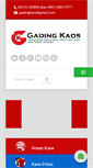 Mobile Screenshot of gadingkaos.com