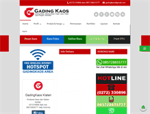 Tablet Screenshot of gadingkaos.com